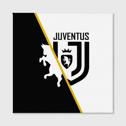 Холст квадратный Juventus, цвет 3D печать - фото 2