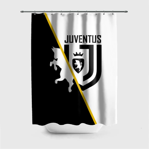 Штора 3D для ванной Juventus