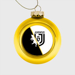 Стеклянный ёлочный шар Juventus