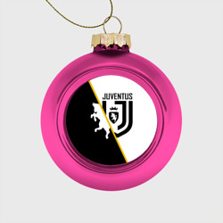 Стеклянный ёлочный шар Juventus