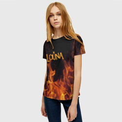 Женская футболка 3D Louna - фото 2