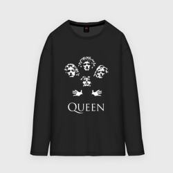 Мужской лонгслив oversize хлопок Queen