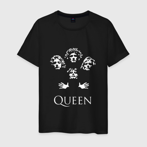 Мужская футболка хлопок Queen, цвет черный