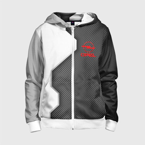 Детская толстовка 3D на молнии Opel sport uniform auto Фото 01 Детская толстовка 3D на молнии Opel sport uniform auto Фото 01
