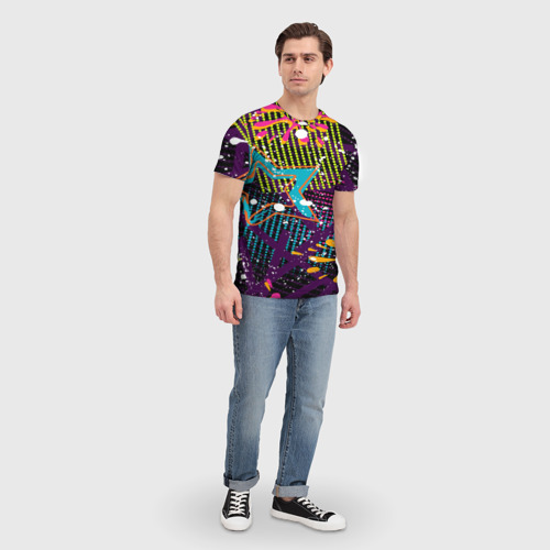 Мужская футболка 3D STARS COLOR, цвет 3D печать - фото 5