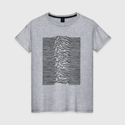 Женская футболка хлопок Unknown Pleasures