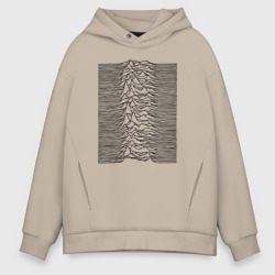 Мужское худи Oversize хлопок Unknown Pleasures