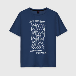 Женская футболка хлопок Oversize Joy Division