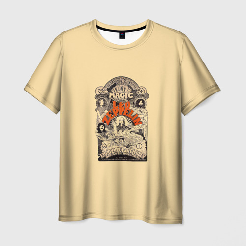 Мужская футболка 3D Led Zeppelin Vintage , цвет 3D печать
