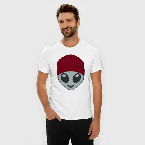 Мужская футболка хлопок Slim Alien - фото 3