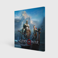 Холст квадратный God of War