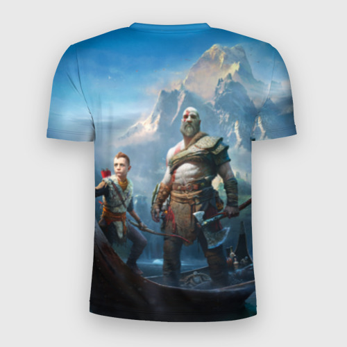 Мужская футболка 3D Slim God of War, цвет 3D печать - фото 2