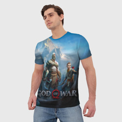 Мужская футболка 3D God of War - фото 2