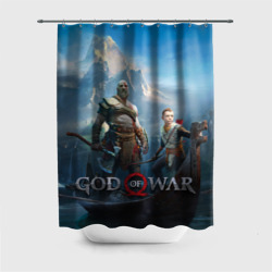 Штора 3D для ванной God of War