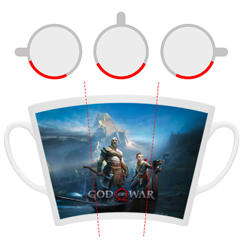 Кружка Латте God of War - фото 6