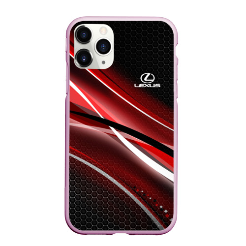 Чехол для iPhone 11 Pro матовый Lexus, цвет розовый