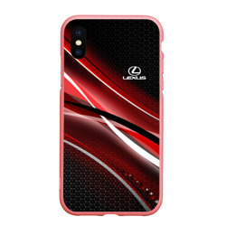 Чехол для iPhone XS Max матовый Lexus