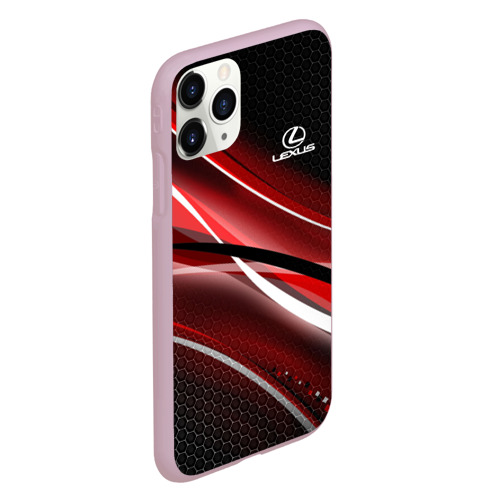 Чехол для iPhone 11 Pro матовый Lexus, цвет розовый - фото 3