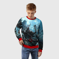Детский свитшот 3D Kratos - фото 2
