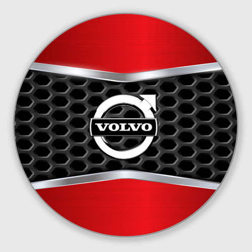 Круглый коврик для мышки Volvo