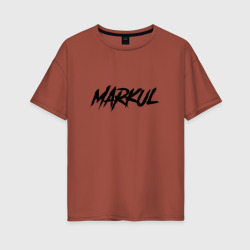 Женская футболка хлопок Oversize Markul