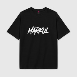 Женская футболка Oversize хлопок texturе Markul, Маркул