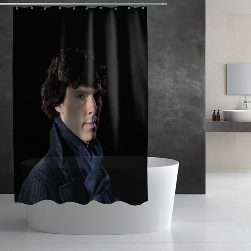 Штора 3D для ванной Sherlock - фото 3