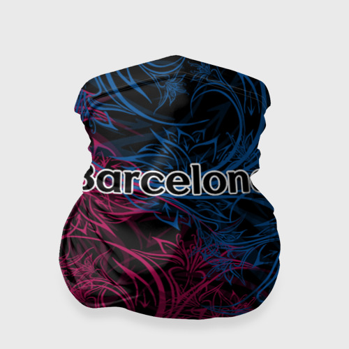 Бандана-труба 3D FC Barcelona, цвет 3D печать