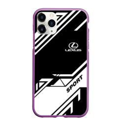 Чехол для iPhone 11 Pro Max матовый Lexus sport