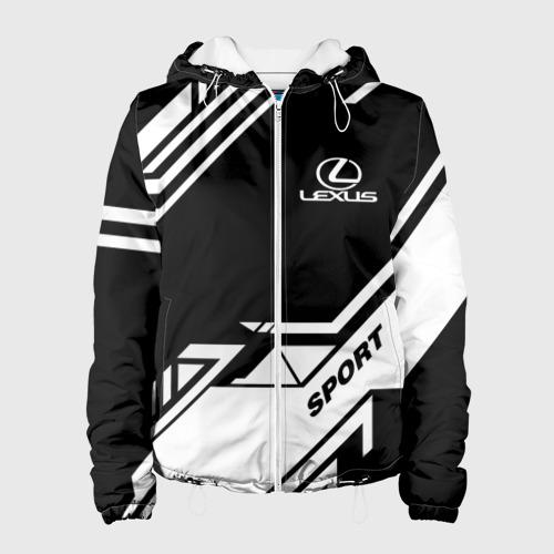 Женская куртка 3D Lexus sport, цвет белый