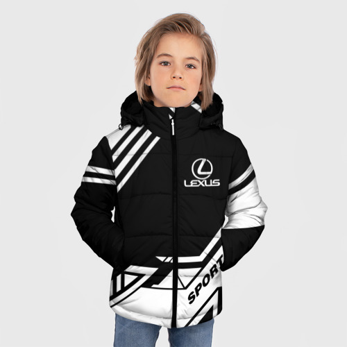 Зимняя куртка для мальчиков 3D Lexus sport, цвет черный - фото 3