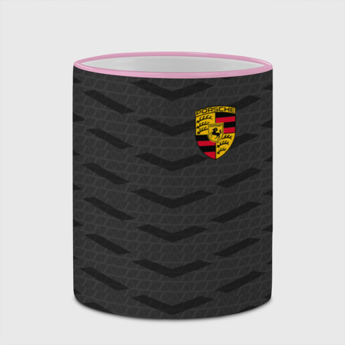 Кружка с полной запечаткой Porsche sport, цвет Кант розовый - фото 4