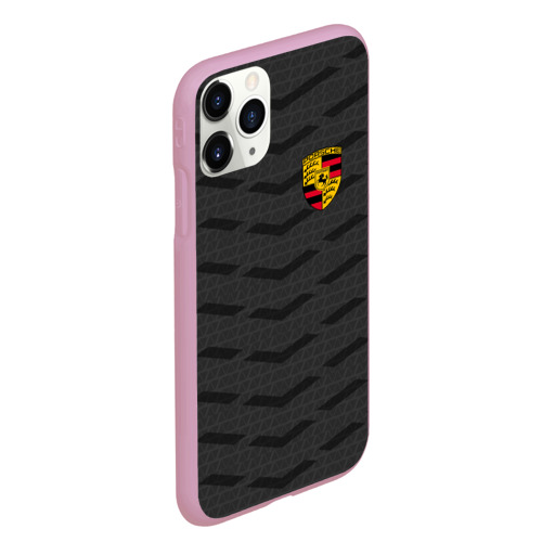 Чехол для iPhone 11 Pro Max матовый Porsche sport, цвет розовый - фото 3