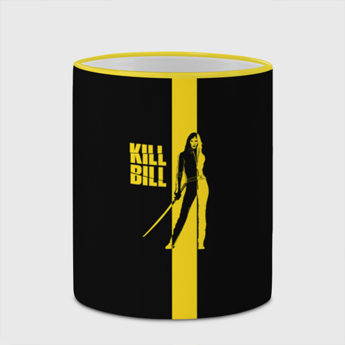 Кружка с полной запечаткой Kill Bill, цвет Кант желтый - фото 4