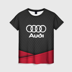 Женская футболка 3D Audi
