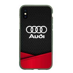 Чехол для iPhone XS Max матовый Audi