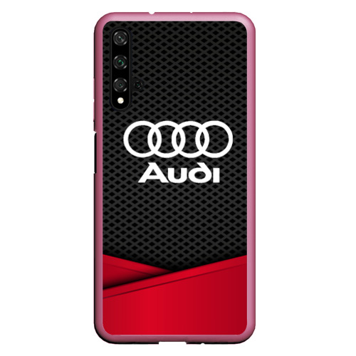 Чехол для Honor 20 Audi, цвет малиновый