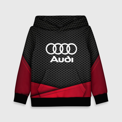 Детская толстовка 3D Audi, цвет черный