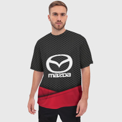 Мужская футболка oversize 3D Mazda - фото 2