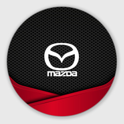 Круглый коврик для мышки Mazda