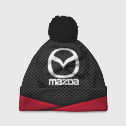 Шапка 3D c помпоном Mazda