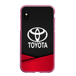 Чехол для iPhone XS Max матовый Toyota