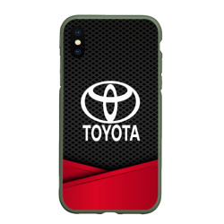 Чехол для iPhone XS Max матовый Toyota