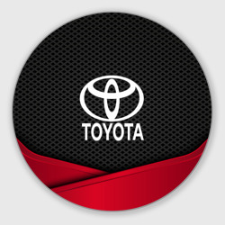 Круглый коврик для мышки Toyota