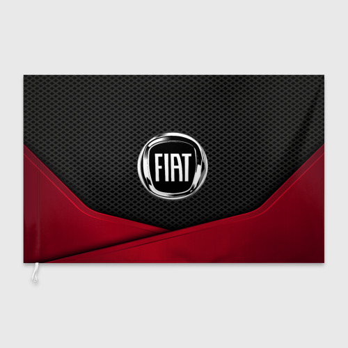 Флаг 3D FIAT - фото 3