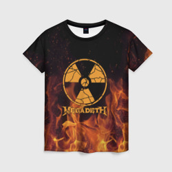 Женская футболка 3D Megadeth