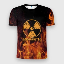 Мужская футболка 3D Slim Megadeth