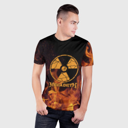 Мужская футболка 3D Slim Megadeth - фото 2
