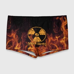 Мужские купальные плавки 3D Megadeth