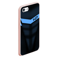 Чехол для iPhone 5/5S матовый Mass Effect N7 - фото 2